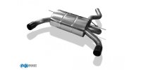 FOX final silencer right/left - 1x80 Typ 12 black enamelled - 13+ BMW F36 420i/428i