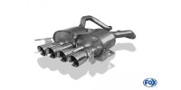 FOX final silencer center exit - 4x100 Typ 25 center - Chevrolet Corvette C7 / Z06