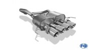 FOX final silencer center exit - 4x100 Typ 25 center - Chevrolet Corvette C7 / Z06