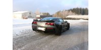 FOX final silencer center exit - 4x100 Typ 25 center - Chevrolet Corvette C7 / Z06