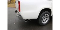 FOX tailpipe system exit right on car - 2x115x85 Typ 38 right - Mercedes X-Class 4matic