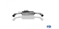 FOX Endschalldämpfer 1x90 Typ 25 - VW Golf 6 1,8L...
