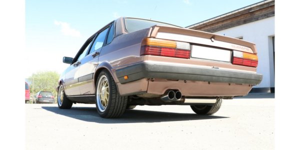 FOX Endschalldämpfer - 2x76 Typ 14 - Audi 80/90 Typ 85 quattro Vorfacelift