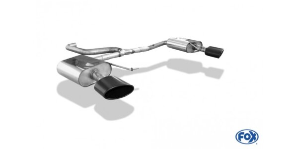 FOX Final Silencer 160x90 Typ 38 black - Seat Leon 5F ST / Cupra 300