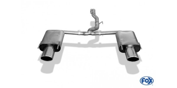 FOX Final Silencer 140x90 Typ 44 - Saab 9-5 YS3G AWD
