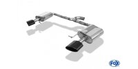 FOX Endschalldämpfer 160x90 Typ 38 schwarz - Seat Leon 5F ST 4x4 / Cupra 300