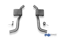 FOX middle silencer Ø63,5 - Jaguar XK8/XKR QEV/QDV