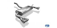 FOX Final Silencer across exit 2x76 Typ 16 - Mercedes A-Class W176 Brabus bumper
