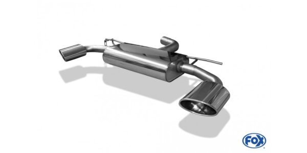 FOX Final Silencer exit 160x90 Typ 38 - Seat Leon 5F Cupra