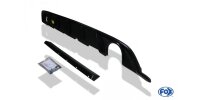 FOX Final Silencer 1x114 Typ 25 incl. Rear inserts black matt - VW Golf 7 Facelift (rigid rear axle)