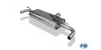 FOX Final Silencer across exit - w/o ailpipes with 90° Sheets for Models with original tailpipe panels - Mercedes A-Class 176/245 4-matic