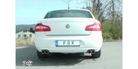 FOX Endschalldämpfer 2x80 Typ 16 - Skoda Superb 3T (FWD)