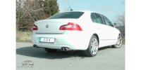FOX Endschalldämpfer 2x80 Typ 16 - Skoda Superb 3T (FWD)