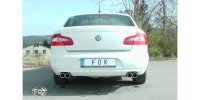 FOX Endschalldämpfer rechts/links - 2x80 Typ 16 rechts/links - Skoda Superb 3T (FWD)