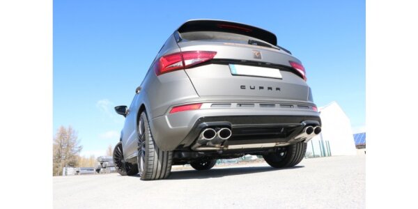 FOX Half system from catalyst 2x106x71 Typ 44 - with 2 electronic flaps - Seat Ateca Cupra 4x4 5FP