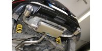 FOX final silencer right/left - 1x114 Typ 25 echts/left - VW Golf VII 2,0L GTI Facelift + TCR