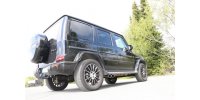 FOX Tailpipe to plug in - 2x115x85 Typ 38 right and left unterm running board - Mercedes G-Class G500 310kW 463