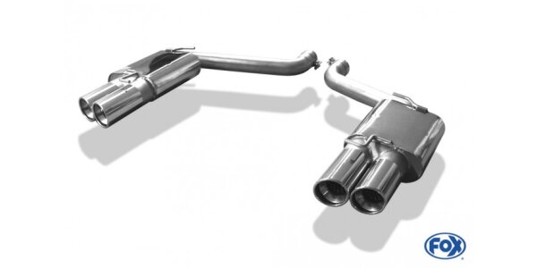 FOX Endschalldämpfer 2x100 Typ 17 - Chrysler 300C SRT8