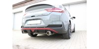 FOX final silencer across exit right/left with exhaust flap - 1x114 Typ 12 right/left - Hyundai i30N Performance Fastback