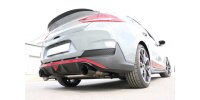 FOX final silencer across exit right/left with exhaust flap - 1x114 Typ 25 right/left black glänzend enamelled - Hyundai i30N Performance Fastback