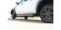 FOX Endschalldämpfer Sidepipe, rechts und links am Fahrzeug 2x115x85 Typ 38 - 15+ Ford Ranger 4x4 Wildtrak
