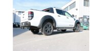 FOX Final Silencer Sidepipe, exit right and left on car 2x115x85 Typ 38 - 15+ Ford Ranger 4x4 Wildtrak