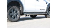 FOX Final Silencer Sidepipe, exit right and left on car 2x115x85 Typ 38 - 15+ Ford Ranger 4x4 Wildtrak