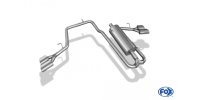 FOX final silencer Sidepipe, exit right and left on car - 2x115x85 Typ 38 right/left - 15+ Ford Ranger 4x4 Wildtrak