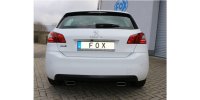 FOX final silencer exit right/left - 145x65 Typ 59 right/left - Peugeot 308 II