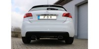 FOX final silencer exit right/left - 145x65 Typ 59 right/left - Peugeot 308 II