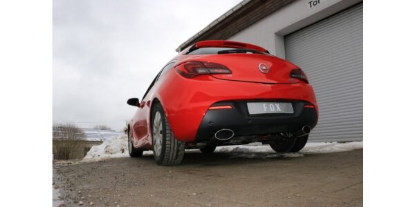 FOX Endschalldämpfer quer 160x90 Typ 38 - Opel Astra J GTC