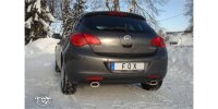 FOX Endschalldämpfer quer 135x80 Typ 53 - Opel Astra J Limousine