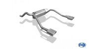 FOX Final Silencer across exit 135x80 Typ 53 - Opel Astra...