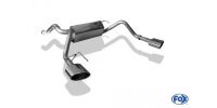 FOX Final Silencer across exit 160x90 Typ 38 - Opel Astra J Notchback