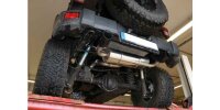 FOX Final Silencer across exit 1x100 Typ 25 black enamelled - Jeep Wrangler III JK