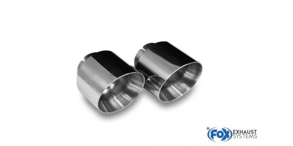 FOX ailpipes fits to original final silencer - 1x114 Typ 25 right/left - Hyundai i30N Performance/Fastback