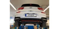 FOX Endrohre passend auf den originalen Endschalldämpfer 1x114 Typ 25 - Hyundai i30N Performance/Fastback