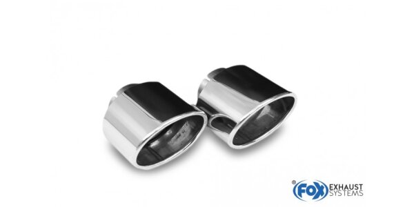 FOX ailpipes fits to original Final Silencer 129x106 Typ 32 - Hyundai i30N Performance/Fastback