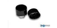 FOX ailpipes fits to original Final Silencer 129x106 Typ 32 black enamelled - Hyundai i30N Performance/Fastback