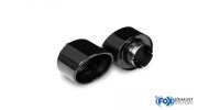 FOX ailpipes fits to original final silencer - 129x106 Typ 32 right/left black enamelled - Hyundai i30N Performance/Fastback