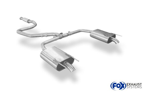 FOX Final Silencer - Output of the tailpipes in original outputs - Opel Insignia B Sports Tourer (FWD)