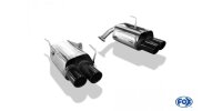 FOX Final Silencer double flow 2x90 Typ 12 black enamelled - Subaru Impreza GJ 4x4 WRX Notchback