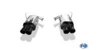 FOX Final Silencer double flow 2x90 Typ 12 black enamelled - Subaru Impreza GJ 4x4 WRX Notchback