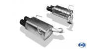 FOX Final Silencer double flow 2x90 Typ 12 black enamelled - Subaru Impreza GJ 4x4 WRX Notchback