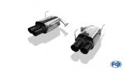 FOX final silencer right/left double flow - 2x90 Typ 12 right/left black enamelled - Subaru Impreza GJ 4x4 WRX Notchback