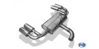 FOX Endschalldämpfer 2x106x71 Typ 44 - Audi A3 8V Sportback quattro mit S3 Stoßstange