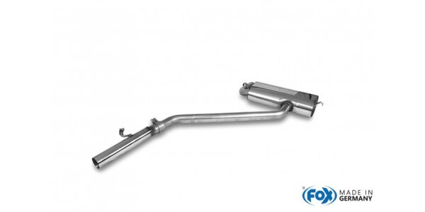 FOX Endschalldämpfer 1x55 Typ 10 nach hinten - Trabant 1.1 Limo/Kombi