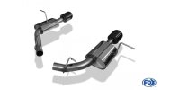 FOX final silencer right/left - 129x106 Typ 32 right/left black gloss  enamelled - 14+ Jeep Grand Cherokee WK II 6,4L SRT8