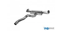 FOX final silencer exit right/left - 1x100 Typ 25 right/left - Ford Focus IV ST-Line (rigid rear axle)