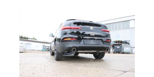 FOX Endschalldämpfer quer Ausgang rechts/links - 1x90 Typ 16 rechts/links - BMW X4 G02 20i